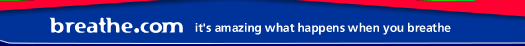 breathe.com it's amazing what happens when you breathe